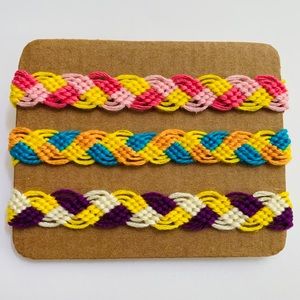 🍓Handmade Braided Macrame Bracelets🍓